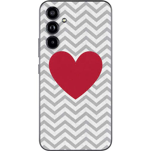 Chevron Heart Galaxy A54 5G Skin